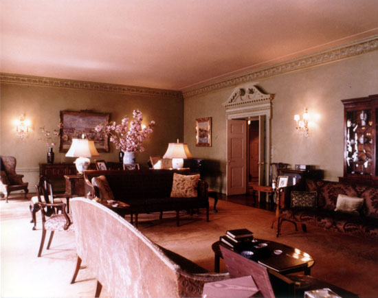 Interior of the Garvan Apartment
