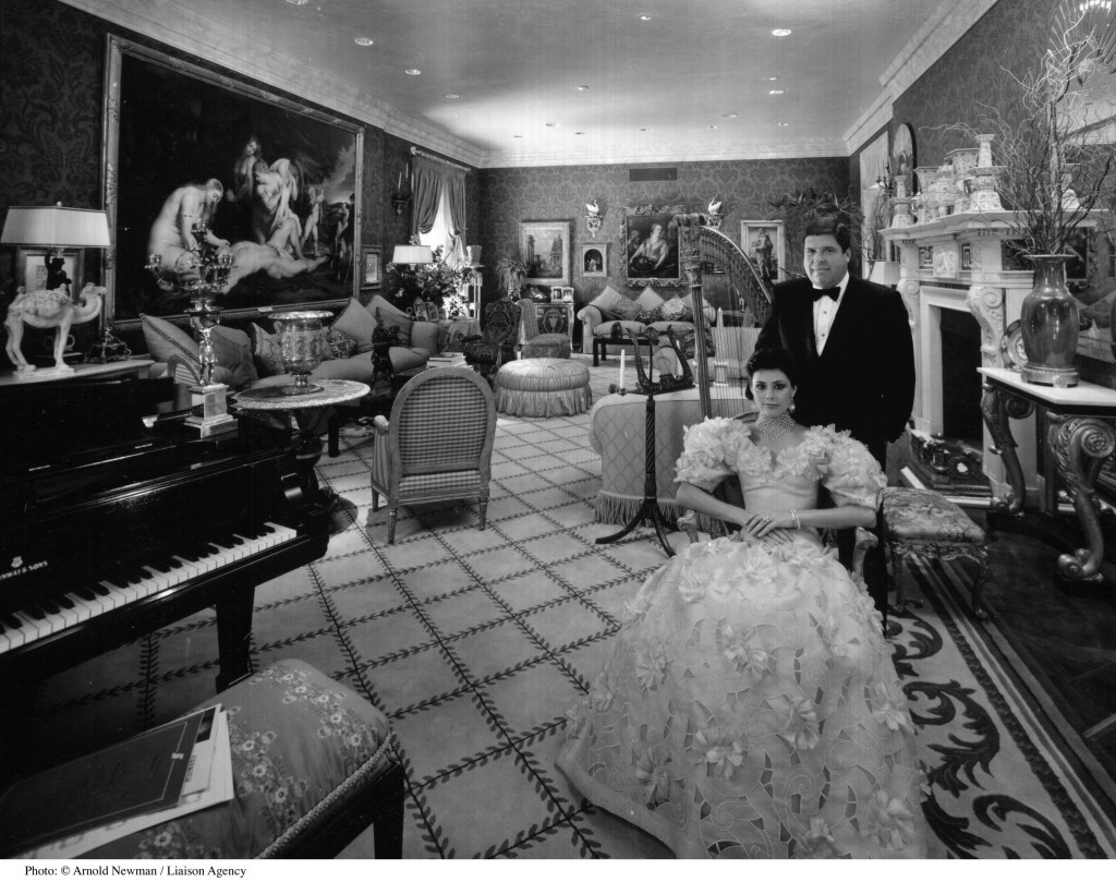 Portrait of Saul Steinberg and his wife Gayfried