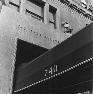 Awning of 740 Park